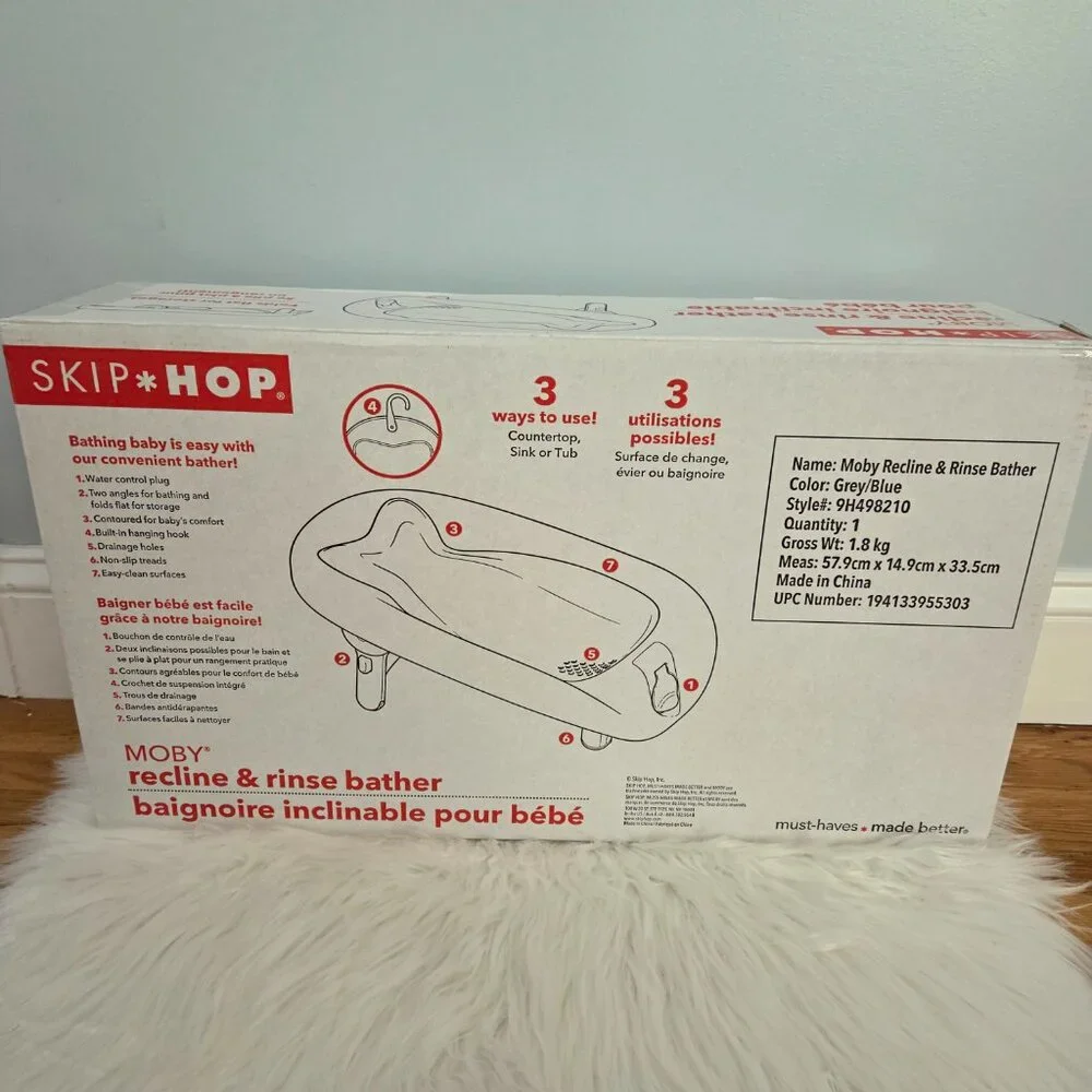 Skip Hop  Moby Recline & Rinse Bather